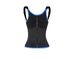Blue Arcuate Neck Training Sweat Vest Plus Size 4x