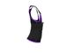 Purple 6xl Sauna Vest Workout Waist Trainer Vest Zipper Closure