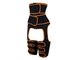 Customized Waist Thigh Trimmer Zipper 7XL Waist Trainer With Thigh Bands