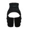 Black Elastic Band Belly And Thigh Trimmer Neoprene Booty Sculptor Thigh Trimmers
