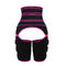 Pink 3 Straps Tummy And Thigh Trimmer Velcro Neoprene Thigh Shaper