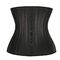 2XS XS Black Zipper Latex Sport Waist Trainer To Wear While Working Out