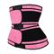 Snow Pink 2XS Neoprene Waist Trainer Double Velcro Waist Cincher
