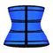 YKK Zipper 3 Belts Waist Trainer Blue Plus Size Waist Trainer For Lower Belly