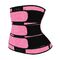 Pink Black Nylon Neoprene 4XL 5XL 3 Hook Waist Trainer With 3 Belts