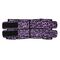 Purple Leopard Latex Zipper Waist Trainer Double Strap Plus Size Underbust Corset