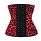 Red Leopard Waist Cincher 6XL Plus Size Waist Shapewear Tummy Control