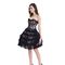Grey 9 Bones Floral Lace Bustier And Corset Dress With Zipper