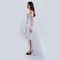 Nanbin White Wedding Corset 34.25 Inch Plus Size Bridal Bustier