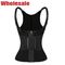 Black Magical Velcro Neoprene Exercise Vest Women'S Workout Sweat Vest