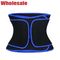 NANBIN Blue Neoprene Fabric Waist Trainer Velcro Waist Cincher