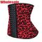 Red Leopard Waist Cincher 6XL Plus Size Waist Shapewear Tummy Control