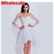 Nanbin White Wedding Corset 34.25 Inch Plus Size Bridal Bustier