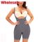 Zipper Breasted Ladies Body Shaper Shape Control Bodysuit Adjustable Shoulder Strap